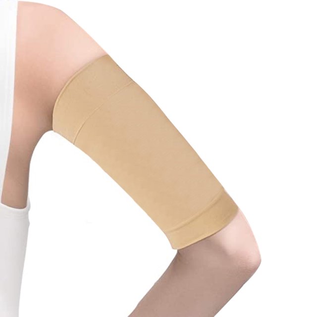 Moldeador de brazo deportivo moldeador de brazo de compresión elástico con manga ajustada