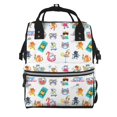 thumbnail image 1 of Easygdp Hello Summer Cat para Bolsa de Bebé de Gran Capacidad con Múltiples Bolsillos, Bolsa de Pañales para Padres, Bolsa de Viaje Organizada y Elegante, 1 of 6