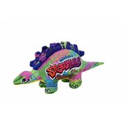 Wild Republic Graffiti Dino, Stegosaurus, Gift for Kids, Plush Toy, Fabric and Fill is Spun Recycled Water Bottles