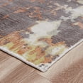thumbnail image 4 of Ox Bay Hand Loomed Modern Rustic Abstract Area Rug, Brown / Orange, 9' x 12', 4 of 8