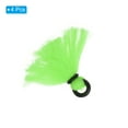 thumbnail image 3 of Uxcell 4 Pcs Fly Fishing Strike Indicators Floating Hook Yarn Strike Indicator Green, 3 of 4