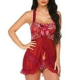 thumbnail image 5 of uublik Valentines Lingerie Set for Women Lace Plus Size Babydoll Sexy Naughty Bodysuit, 5 of 5