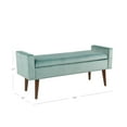 thumbnail image 6 of HomePop Fulton Velvet Storage Bench, Multiple Colors, 6 of 8