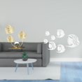 thumbnail image 2 of Escultura de hoja acrílica, estantería, espejo, pegatinas de pared, adorno decorativo, decoración moderna para el hogar, coleccionables extraíbles par, 2 of 8