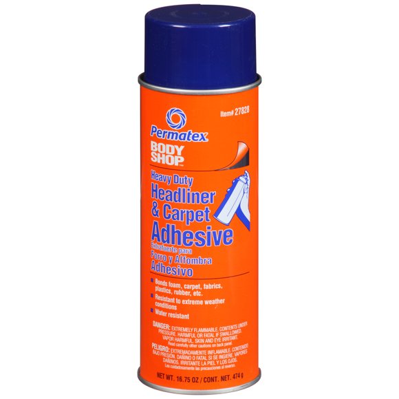 PERMATEX 27828 PERMATEX 27828 - BODY SHOP CARPET & HEADLINER SPRAY ADHESIVE