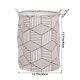 thumbnail image 3 of Clothes Basket Storage Basket Household Fabric Storage Basket Dirty Clothes Basket Sundries Storage Basket Printed Large Capacity Handle Dirty Clothes Basket, 3 of 6