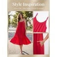 thumbnail image 6 of Sexy Dance Long Dress for Women Plus Size Summer Sundress With Pockets Sleeveless Party Dress Scoop Neck Night Gowns Dresses Sleepwear Pajama Nightdress, 6 of 11