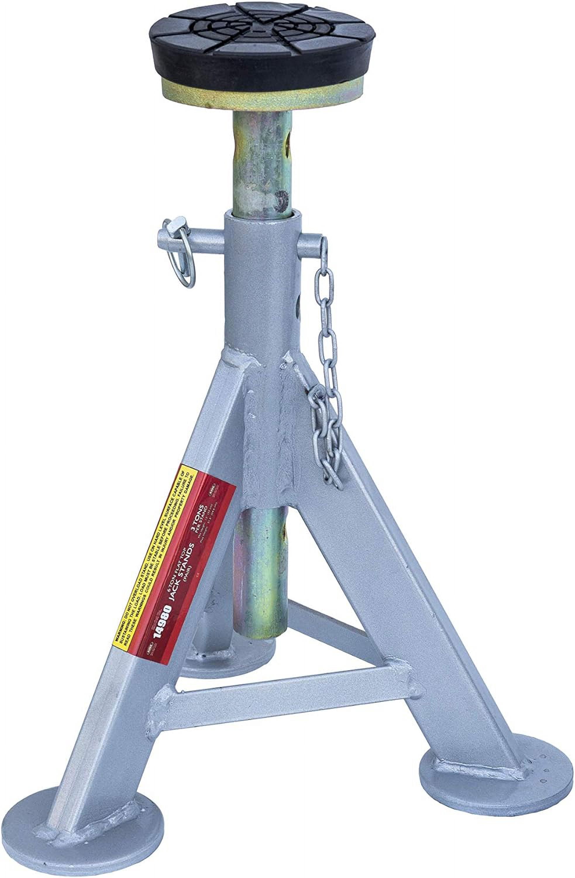 Ame Flat Top Jack Stand,3 tons,PR 14980