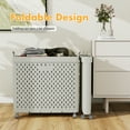 thumbnail image 4 of SEESPRING 108L Rolling Plastic Laundry Hamper with Handle Easy to Carry,Laundry Basket with Stand Foldable ,Grey, 4 of 6