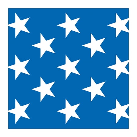 Patriotic Stars Backdrop 4 X 30 - 6 Pack (1 Per Package)