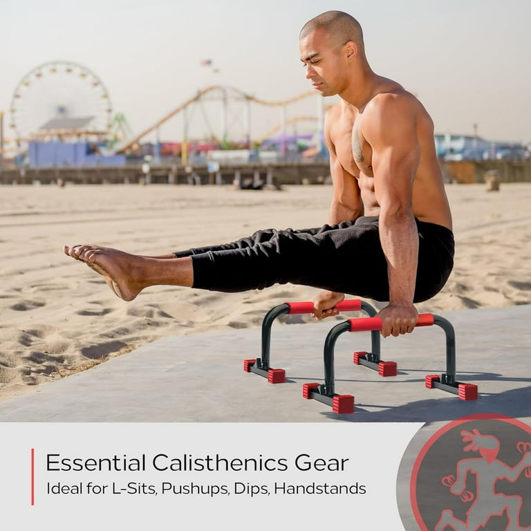 Rubber Bands Pullup Bar Parallette, Parallel Bars Dip Station