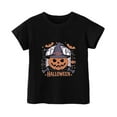 thumbnail image 5 of Byoo Toddler Boys Halloween Pumpkin T-Shirt Short Sleeve Graphic Tee Soft Crew Neck Tshirt, 5 of 5