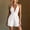 White, variant on HBYJLZYG Women's Halter Romper with Deep V Neck and Open Back, Wide Waistband Loose Fit Shorts with Side Pockets, Lightweight Cotton Linen Summer Vacation Beachwear
