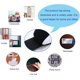 thumbnail image 5 of Cinta adhesiva de agarre, (10*3cm, 10 pares) Adhesivo negro de doble cara, Tira adhesiva de velcro, Rayado de nailon de doble cara, Rayado autoadhesivo, Pared, Piso, Cama, Metal, Plástico, etc., 5 of 5