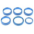thumbnail image 4 of 6 piezas de audio, aire acondicionado, interruptor giratorio, cubierta de ajuste de para F150 2016 2017 2018 - azul Macarena Cubierta de interruptor de aire acondicionado, 4 of 8