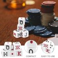 thumbnail image 2 of 5 dados de póquer para juegos de cartas, dados de entretenimiento para bares, pubs y clubes, 2 of 6