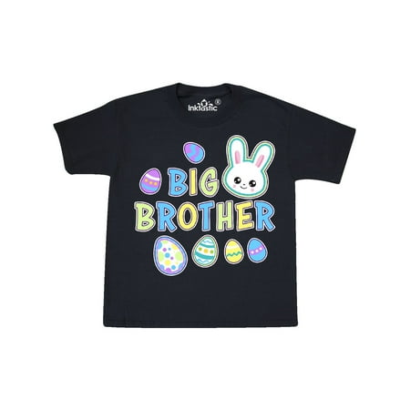 Bunny Faces - Big Brother with Bunny Face and Easter Eggs Youth T-Shirt