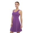 thumbnail image 3 of Women's Sleeveless Racerback A Line Summer Dress, XL, Pale Purple, by Ambesonne, 3 of 3