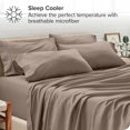 thumbnail image 3 of Bare Home Pillowcase Set - Premium 1800 Collection - Double Brushed - Ultra Soft - Standard Size, Taupe, 4 Count, 3 of 7