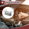 thumbnail image 2 of Enfriador de aceite de motor No.30683022 Enfriador de aceite de transmisión para Volvo S40 2004-2012 Aleación de aluminio tono plateado 1 Pc, 2 of 7