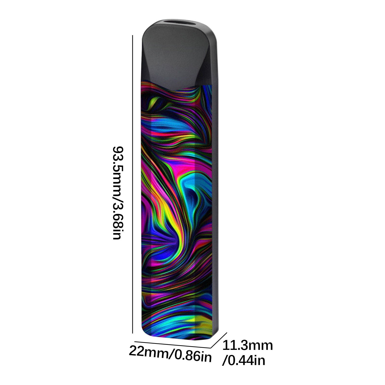 WANYR Gift,2024 Type-C Charging Port Compact Portable Double-sided Cigarettes Lighter Opens The Cover And Burns The Cigarettes Lighter Hot