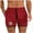 Red, variant on DDAPJ pyju Birthday Gifts! Men's Running Shorts Breathable Athletic Gym Mesh Shorts for Men Dog Paw Printed Casual Gym Workout Short Pants 2025 Bronze XXL