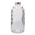 thumbnail image 2 of Botella de Vidrio con Vaso 1.1L Diseño Ondulado, 2 of 4