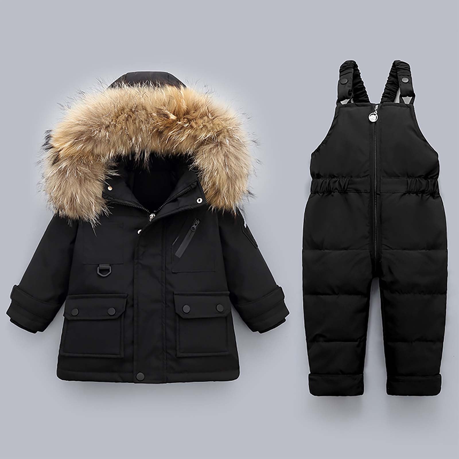 Lenago Boy Snow Pants and Jacket with Pockets Winter Baby Boys ...