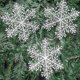 thumbnail image 3 of 30 piezas de adornos colgantes de copos de nieve navideños de 11 cm (blanco), 3 of 5