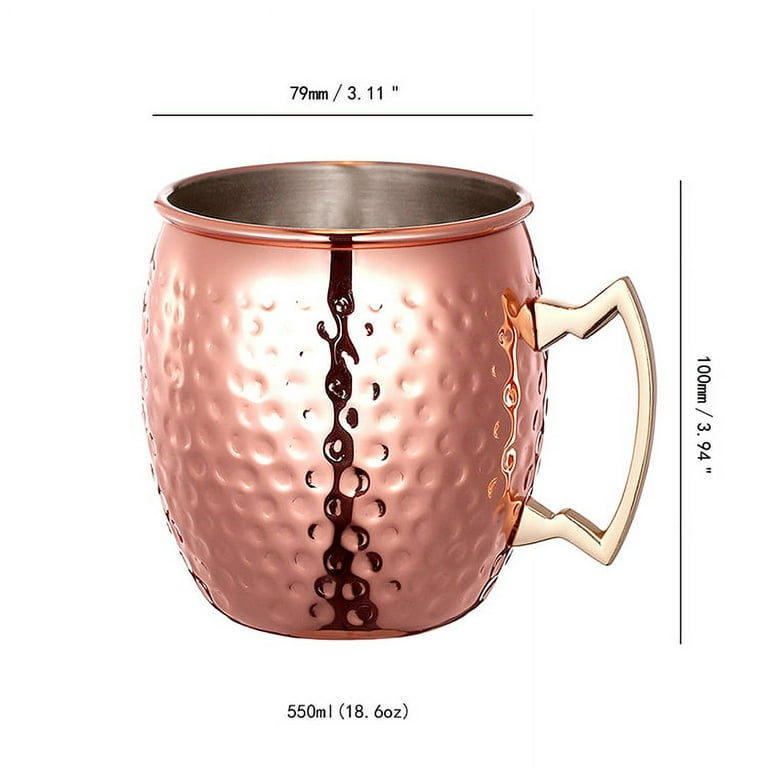 18 oz. Copper Moscow Mule Mug Sertodo Copper