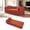 Orange, variant on Unbranded Modern Corduroy Reclining 3 Seater Sleeper Sofa, Orange