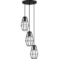 thumbnail image 4 of Ashley Harbour Transitional 3-Light Ceiling Hanging Pendant Lights, Black, 4 of 4