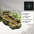 thumbnail image 6 of Outdoor Water fountain Tiered Rock fountains with LED Lights for Garden, Backyard, Deck, Patio, Porch and Home Art Decor, 6 of 7