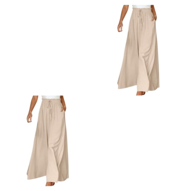 Minnieouse Pantalones de verano para mujer: luce con estos pantalones de pierna ancha Pantalones ventilados para mujer Type1 NO1