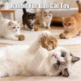 thumbnail image 3 of Soft Fluffy Faux Rabbit Fur Catnip Balls, 3/6/9 Pack for Indoor Play, Fun to Chase for Hunting Instinct & Interactive Bonding (3PC), 3 of 7