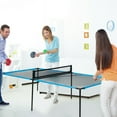 thumbnail image 3 of Gymax Ping Pong Table Game Set 2-In-1 Mesh Volleyball Tennis Table Indoor Outdoor, 3 of 10