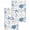 white, variant on Aqua Teal Coastal Dish Towels Set, Waffle Weave Kitchen Towels 3 Pieces, Summer Beach Starfish Coral Nautical Microfiber Hair Face Bath Tea Towel Absorbent Quick Drying Cleaning Dish Cloths 12"x12"