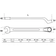 thumbnail image 2 of LLAVE COMBINADA BGS 30109 9 MM ANILLO CERRADO ACODADO, 2 of 2