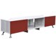 thumbnail image 4 of Mueble para TV Hogare London 80' Blanco Rojo, 4 of 4