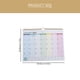 thumbnail image 2 of Calendario de pared Gran calendario de pared mensual Calendario de pared calendario de cuenta regresiva, 2 of 5
