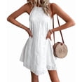 thumbnail image 3 of Swimsuit Cover Up for Women Crochet Hollow Out Summer Dresses for Women White XXXL, 3 of 9