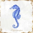 thumbnail image 2 of Blue Sea Horse by Eva Watts, Canvas Wall Art, 12W x 12H, 2 of 2