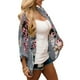 thumbnail image 5 of MKLEKYY Traje De Baño Mujer Natacion Beach Vacation Style Sun Cover Up | Bohemian Floral Print Chiffon Swimwear Kimono Cardigan For Women, 5 of 6
