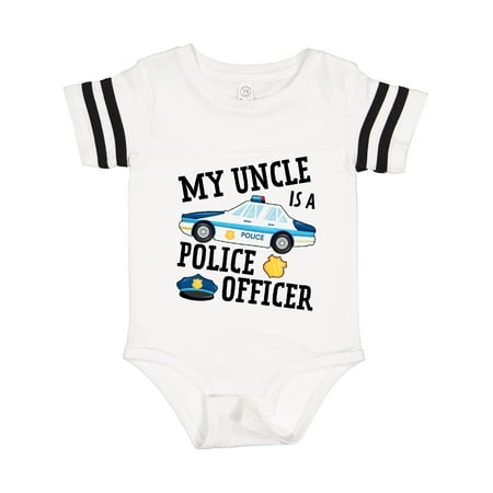 

Inktastic My Uncle is a Police Officer Gift Baby Boy or Baby Girl Bodysuit