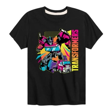 Transformers - Neon Halftones - Kids Toddler And Youth Short Sleeve T - Shirt