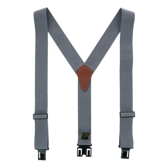 Perry Products SN200 Men's Clip-On 2-in Suspenders - Gray, Tall