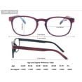 thumbnail image 3 of Gafas de Lectura HAPJOYS Patrón de Vetado de Madera +1.75 Paquete de 3, 3 of 7
