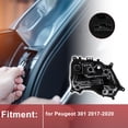 thumbnail image 2 of 1 Conector de bombilla para luz trasera izquierda para Peugeot 301 2017-2020, 2 of 7