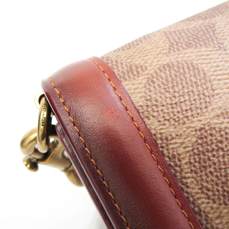 Coach MESSENGER CROSSBODY SIGNATURE - Across body bag - tan rust/beige 