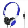 thumbnail image 1 of Auriculares Montados en La Cabeza Interfaz Estéreo de 3,5 Mm para Niñas Niño Azul Profundo Sin Micrófono 6 piezas, 1 of 5